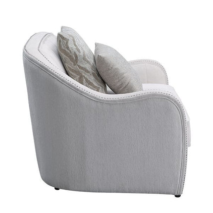 ACME LV00579 Mahler Loveseat with 4 Pillow  3