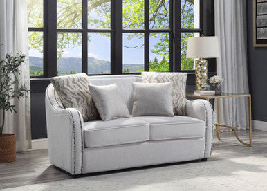 ACME LV00579 Mahler Loveseat with 4 Pillow ACME Furniture