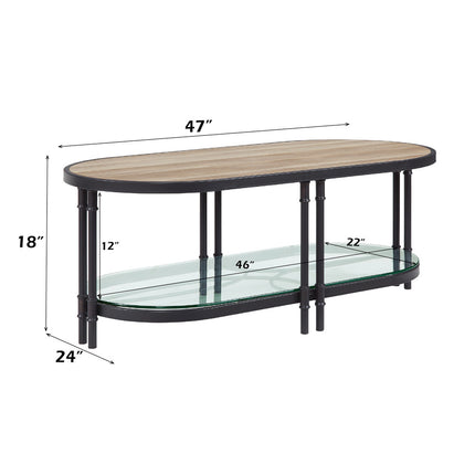 ACME LV00751 Brantley Coffee Table  6