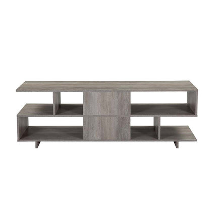ACME LV00794 Abhay Gray Oak TV Stand  1