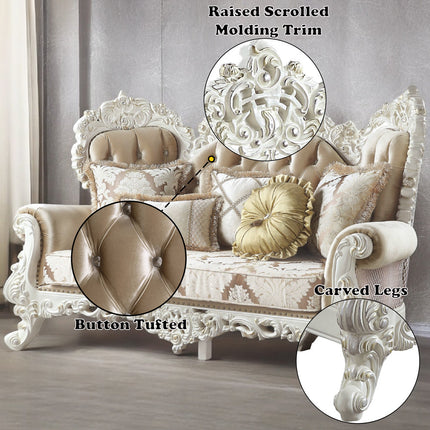 ACME LV00804 Vanaheim Loveseat  7