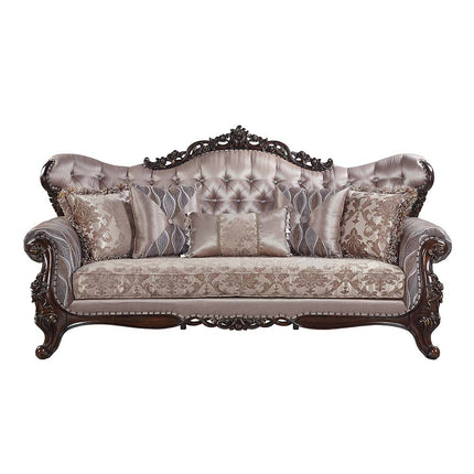 ACME LV00809 Benbek Sofa with 5 Pillows  1