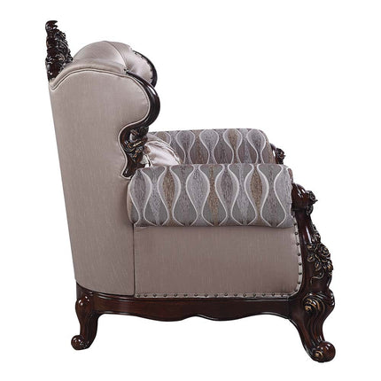 ACME LV00809 Benbek Sofa with 5 Pillows  2