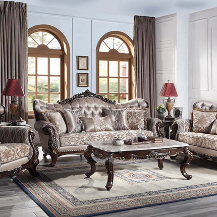 ACME LV00809 Benbek Sofa with 5 Pillows  5