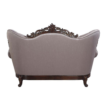 ACME LV00810 Benbek Loveseat with 3 Pillows  3