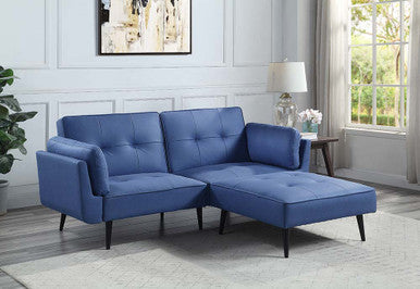 ACME LV00823 Nafisa Adjustable Sofa & Ottoman ACME Furniture
