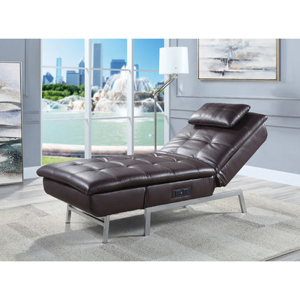 ACME LV00825 Padilla Chaise Lounge  7
