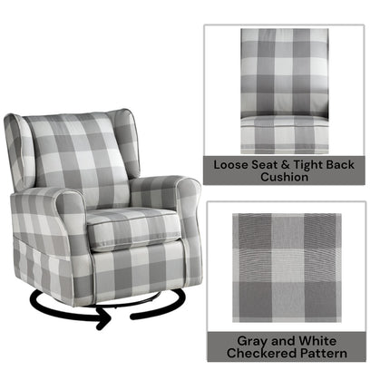 ACME LV00922 Patli Swivel Chair with Glider  7