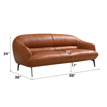 ACME LV00937 Leonia Brown Sofa  5
