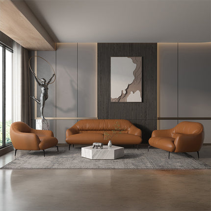 ACME LV00938 Leonia Brown Loveseat  2