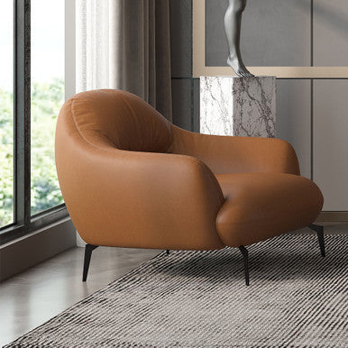 ACME LV00939 Leonia Brown Chair ACME Furniture