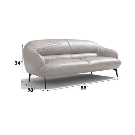ACME LV00940 Leonia Gray Sofa  1
