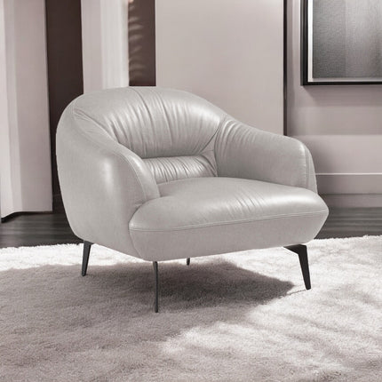 ACME LV00942 Leonia Gray Chair  3