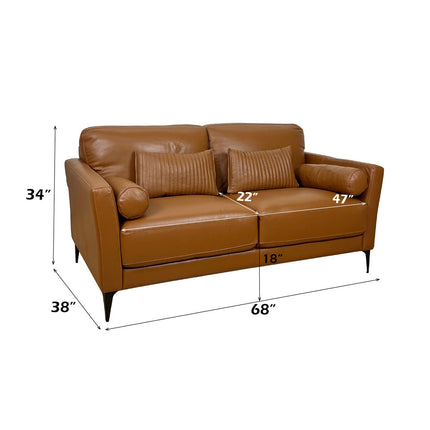 ACME LV00944 Tussio Loveseat with 5 Pillows  1