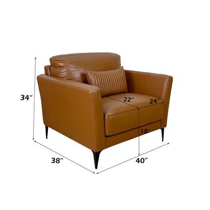 ACME LV00945 Tussio Chair with Pillow  1