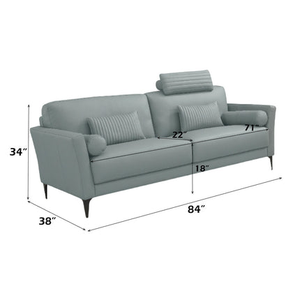ACME LV00946 Tussio Sofa with 5 Pillows  3