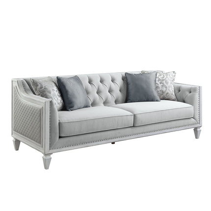 ACME LV01049 Katia Sofa with 4 Pillows  1