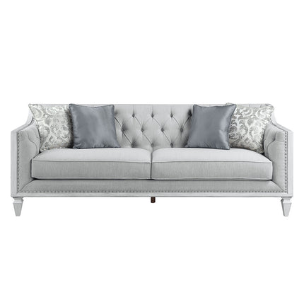 ACME LV01049 Katia Sofa with 4 Pillows  2