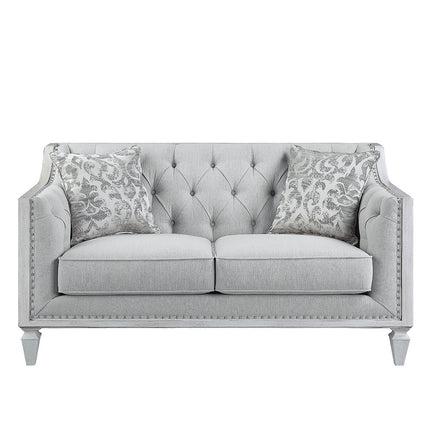 ACME LV01050 Katia Loveseat with 2 Pillows  2