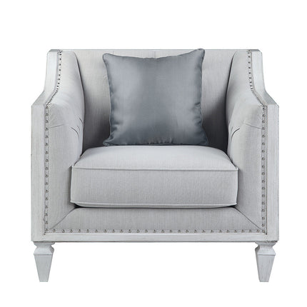 ACME LV01051 Katia Chair with 1 Pillow  2