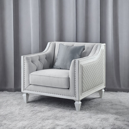 ACME LV01051 Katia Chair with 1 Pillow  7