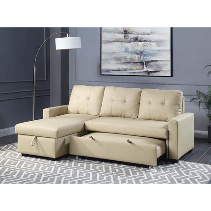 ACME LV01054 Dafina Sectional Sofa with Sleeper  5