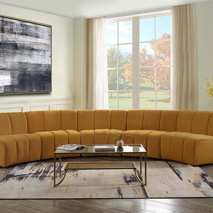 ACME LV01068 Felicia Yellow Modular Chair