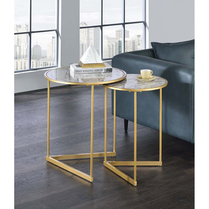 ACME LV01085 Garo Nesting Table  2