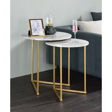 ACME LV01087 Garo Nesting Table  2