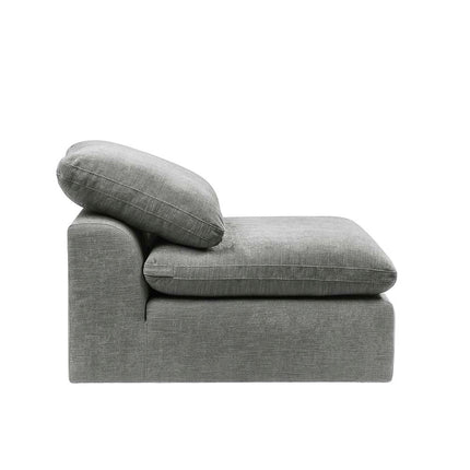 ACME LV01103 Naveen Gray Modular Armless Chair  2