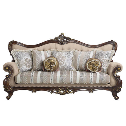 ACME LV01122 Ragnar Sofa with 7 Pillows  1