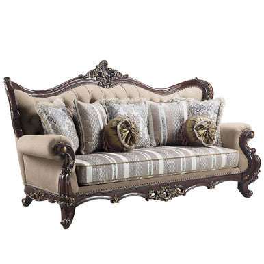 ACME LV01122 Ragnar Sofa with 7 Pillows ACME Furniture