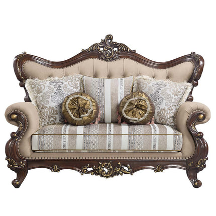 ACME LV01123 Ragnar Loveseat with 5 Pillows  1
