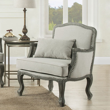ACME LV01132 Tania Chair with Pillow ACME Furniture