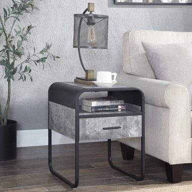 ACME LV01147 Raziela End Table with Drawer ACME Furniture