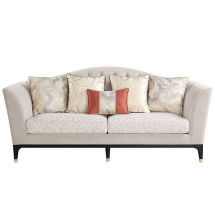 ACME LV01155 Tayden Sofa with 5 Pillows  1