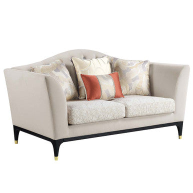 ACME LV01156 Tayden Loveseat with 4 Pillows ACME Furniture