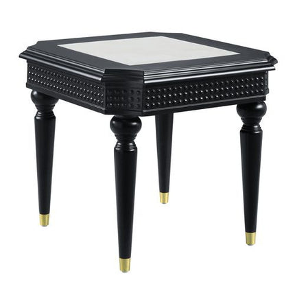 ACME LV01159 Tayden End Table with Marble Top  1