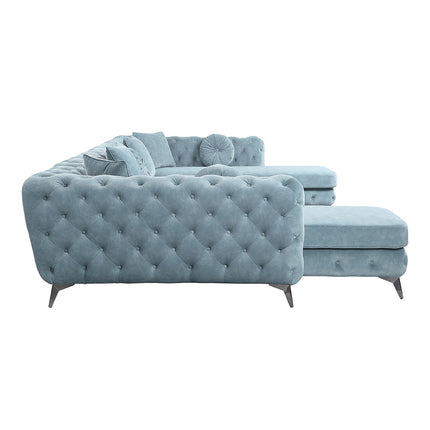 ACME LV01161 Atronia Sectional Sofa with 7 Pillows  3