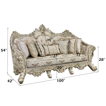 ACME LV01193 Danae Sofa with 7 Pillows  7