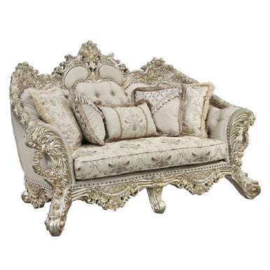 ACME LV01194 Danae Loveseat with 5 Pillows ACME Furniture