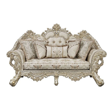 ACME LV01194 Danae Loveseat with 5 Pillows  1