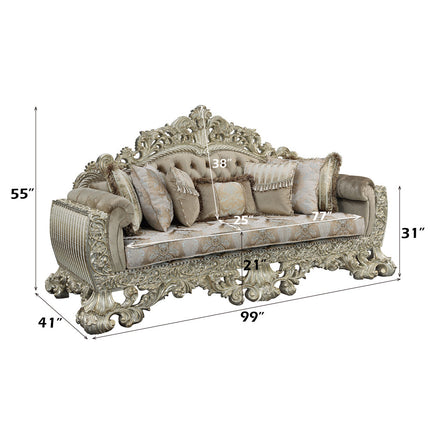 ACME LV01205 Sorina Sofa with 7 Pillows  6