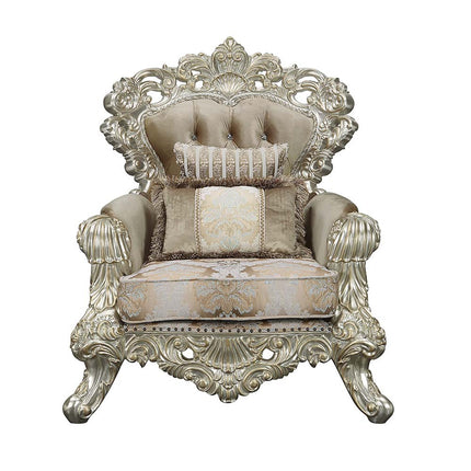 ACME LV01207 Sorina Chair with 2 Pillows  1