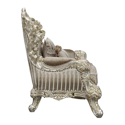 ACME LV01207 Sorina Chair with 2 Pillows  2