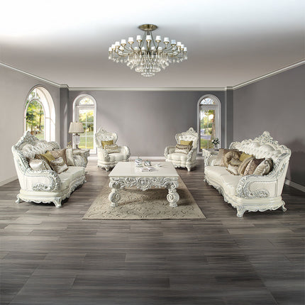 ACME LV01226 Adara Chair with 2 Pillows  6