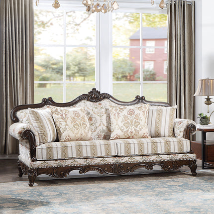 ACME LV01273 Nayla Sofa with 4 Pillows