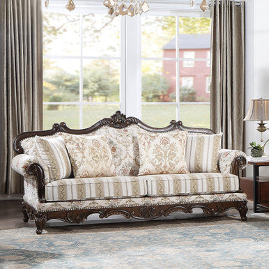 ACME LV01273 Nayla Sofa with 4 Pillows ACME Furniture