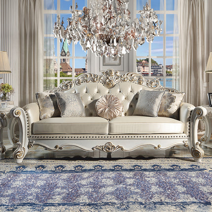 ACME LV01324 Vendom Sofa with 5 Pillows