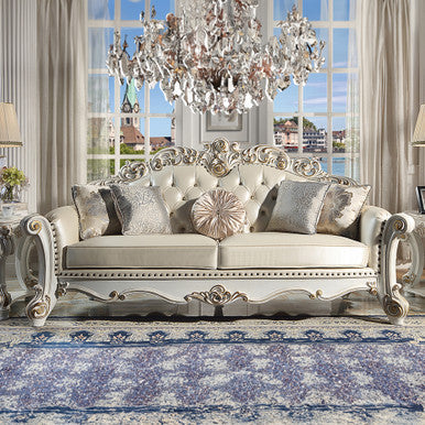 ACME LV01324 Vendom Sofa with 5 Pillows ACME Furniture